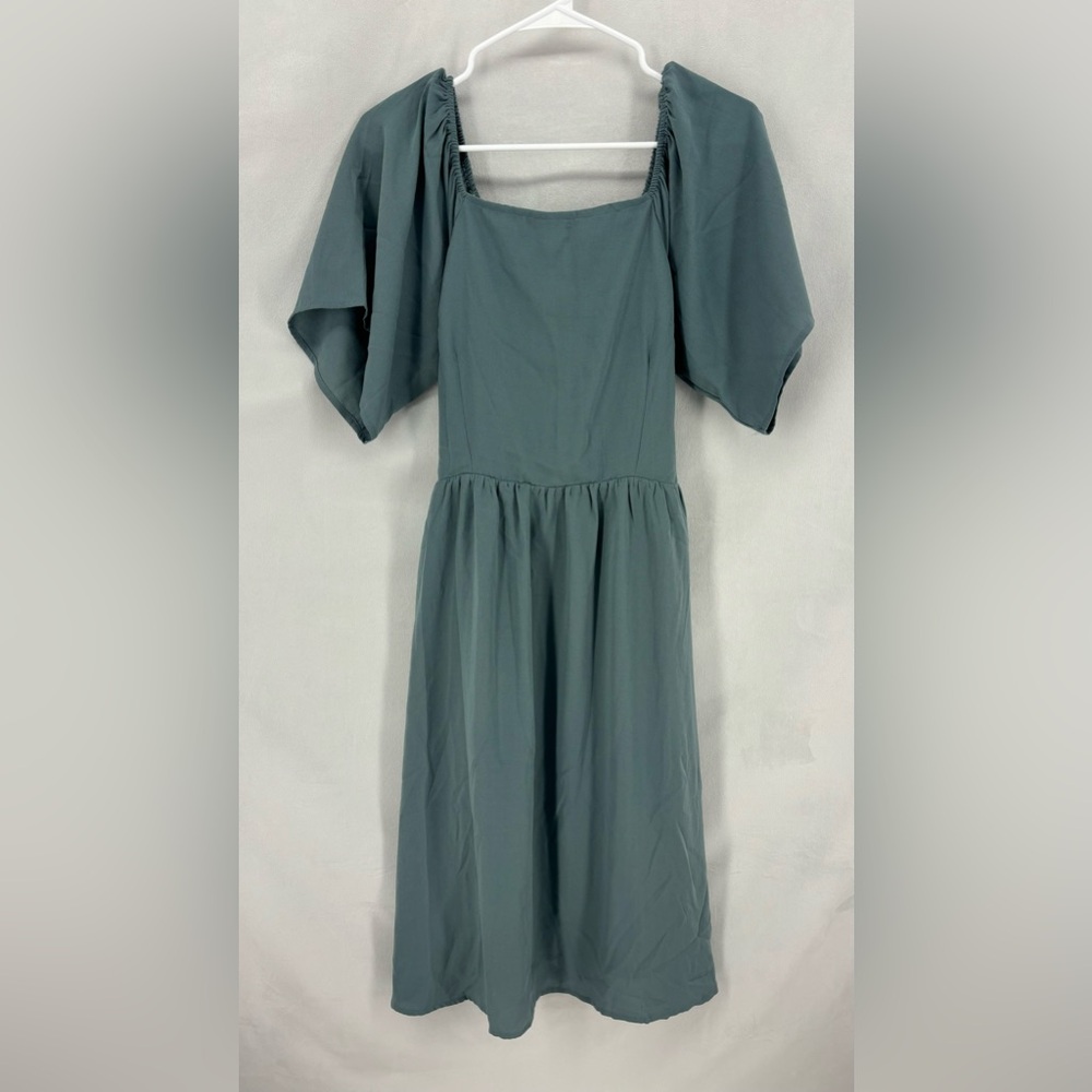 Elegant Teal Dress